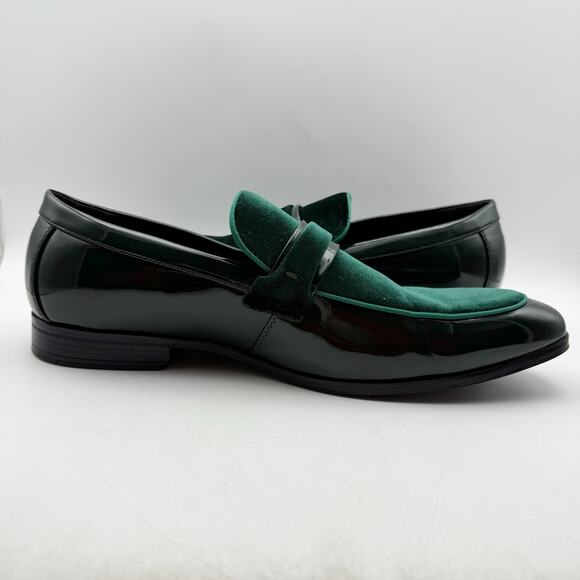 Stacy Adams Mens Spratley Saddle Slip-On Loafers US 15 M Green GUC main image 12